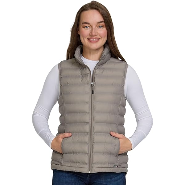 Gerry Women's Reversible Hooded Down Vest (Small, Olive/Camo) at